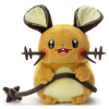 Officiële Pokemon knuffel Dedenne i choose you +/- 20cm Takara tomy